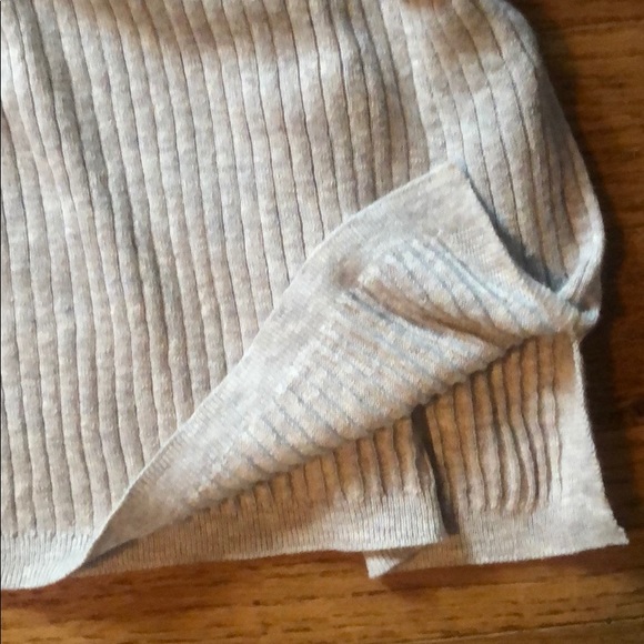 ALL SAINTS distressed top tunic tee tan beige - Picture 4 of 6